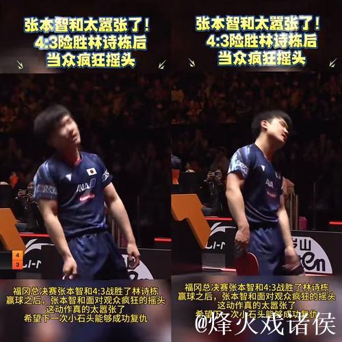 张本智和:我的对手是赛场上的选手,而非批评我的球迷 张本智和:我的对手是赛场上的选手,而非批评我的球迷